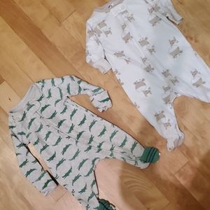 Alligator & Giraffe pjs size NB